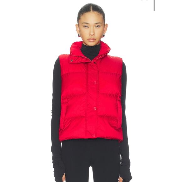 Beyond Yoga Jackets & Blazers - Beyond Yoga Big Cozy Vest Holly Red Women's Small Jacket